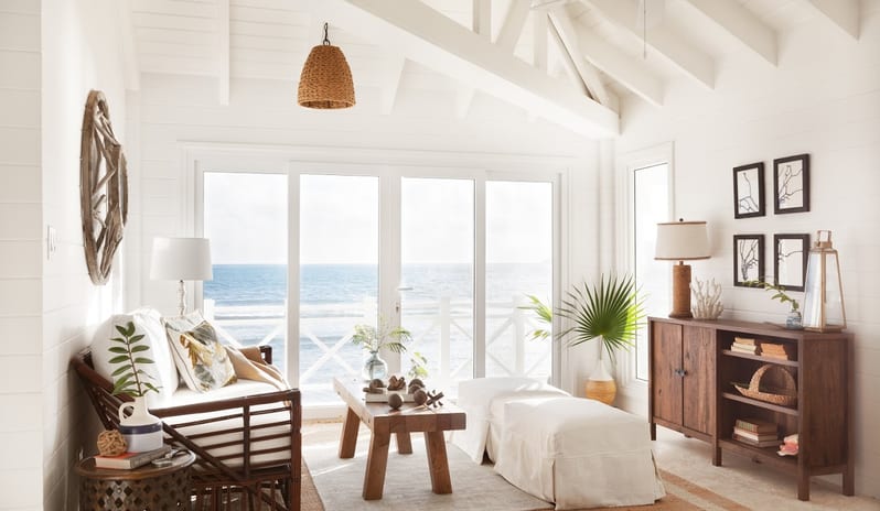 NOTH BEACH COTTAG LIVING ROOM